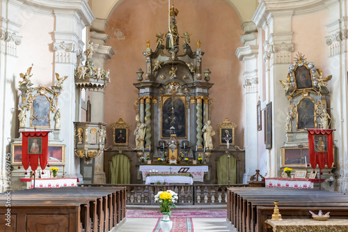 church in Rabstejn nad Strelou, Pilsen Region, Czech Republic