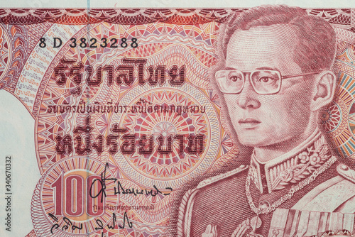 Details on Thailand banknotes, 100 baht