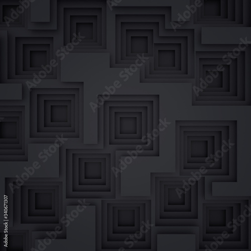 Abstract background of rectangle shape. 3D rendering.