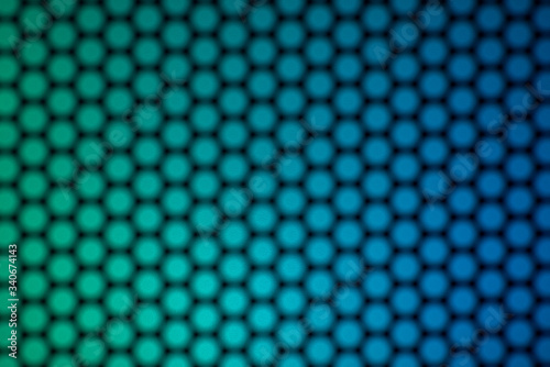 Abstract colorful background. Green, blue grid, geometric pattern.