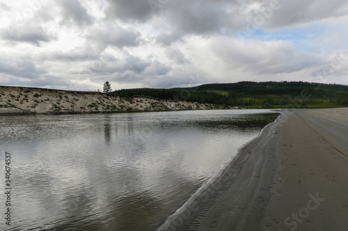 Pike river on the Yamal Peninsula.