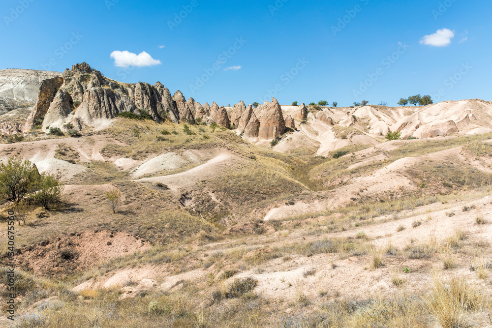 Cappadocia in Turkey with the three beautiful volcanic formation, three beautiful Cappadocia , Turkey. Cappadocia in Turkey with the three beautiful volcanic formation, three beautiful Cappadocia , Turkey.