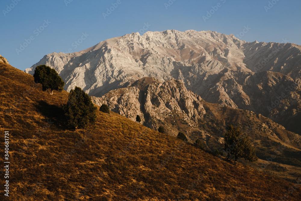 Mountains in Chimgan region, Uzbekistan