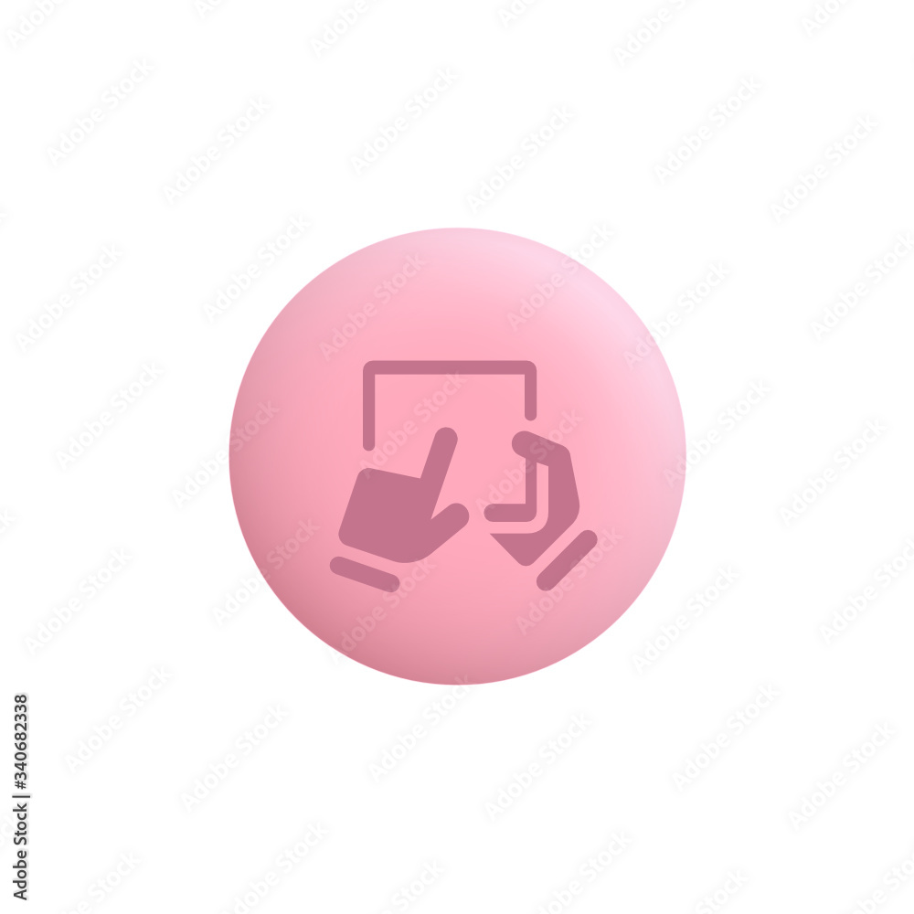 Touch Screen - Modern App Button Touch Screen - Modern App Button