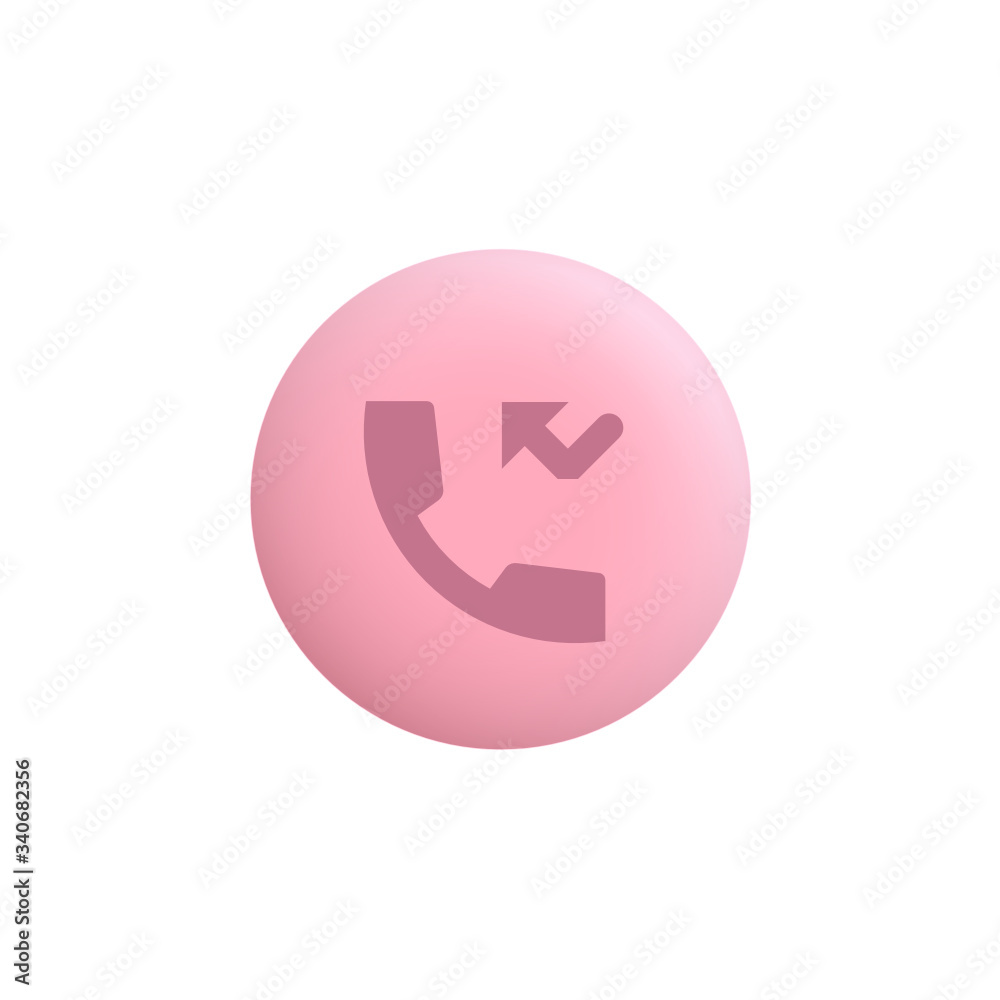 Missed Call - Modern App Button Missed Call - Modern App Button