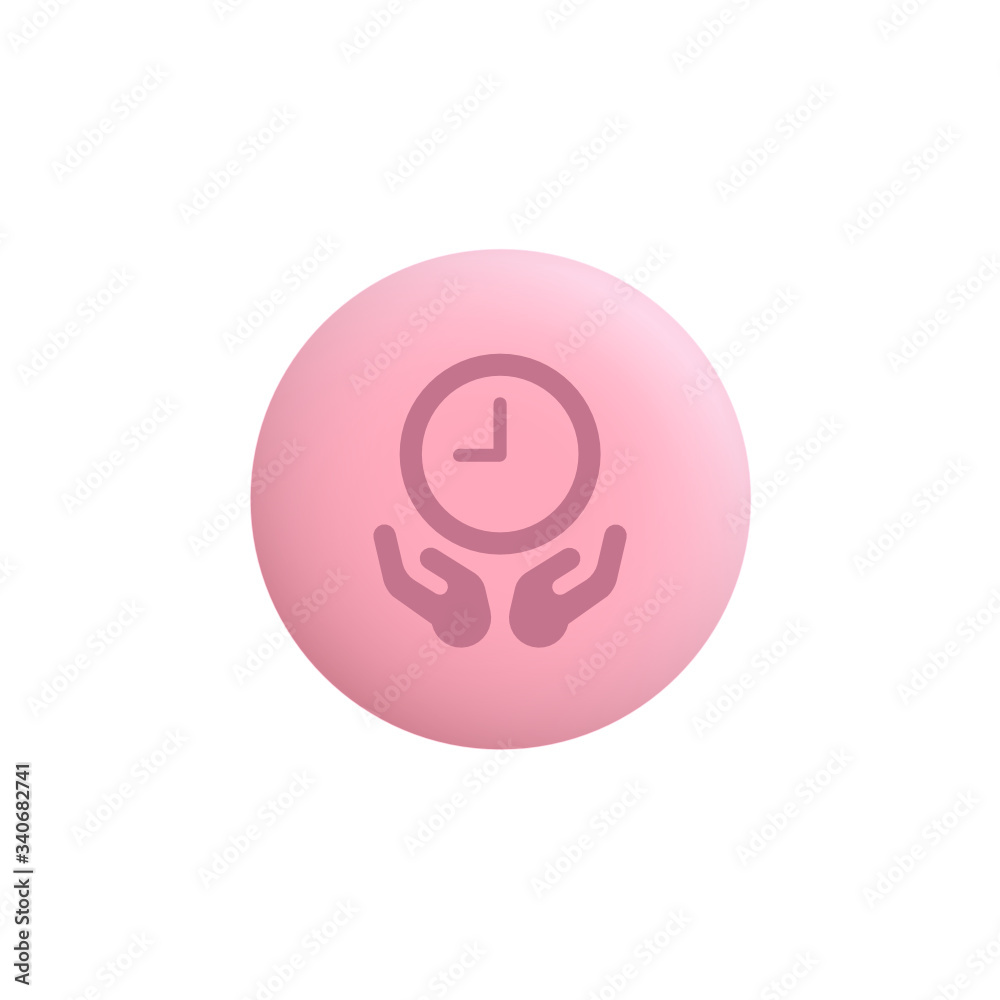 Time - Modern App Button Time - Modern App Button