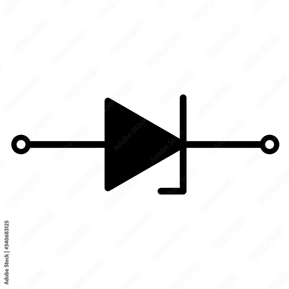 Symbol Zener Diode icon Zener Diode Stock Vector Adobe Stock