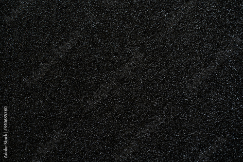 Shiny black insulation foam