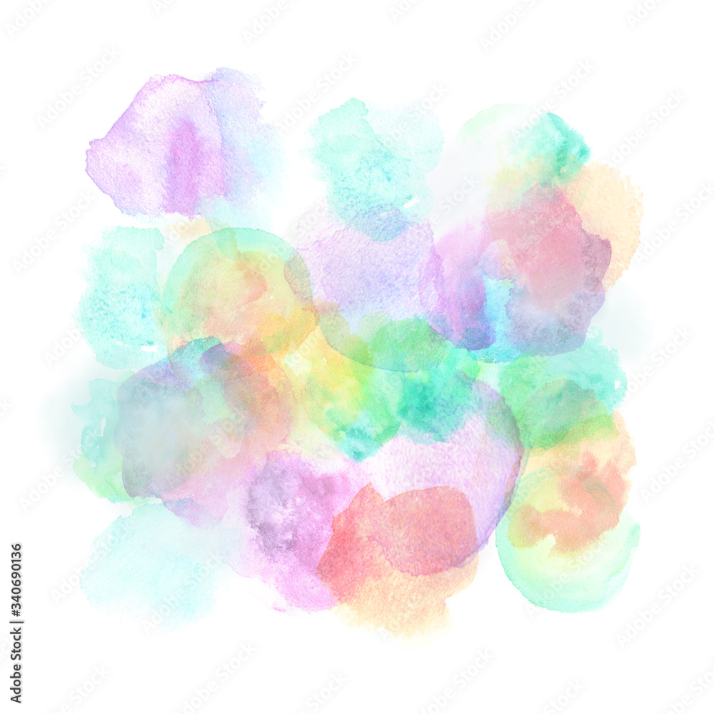 Abstract watercolor on white background. Abstract watercolor on white background.