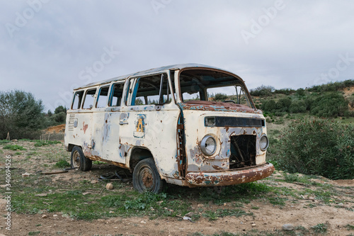 old abandoned car