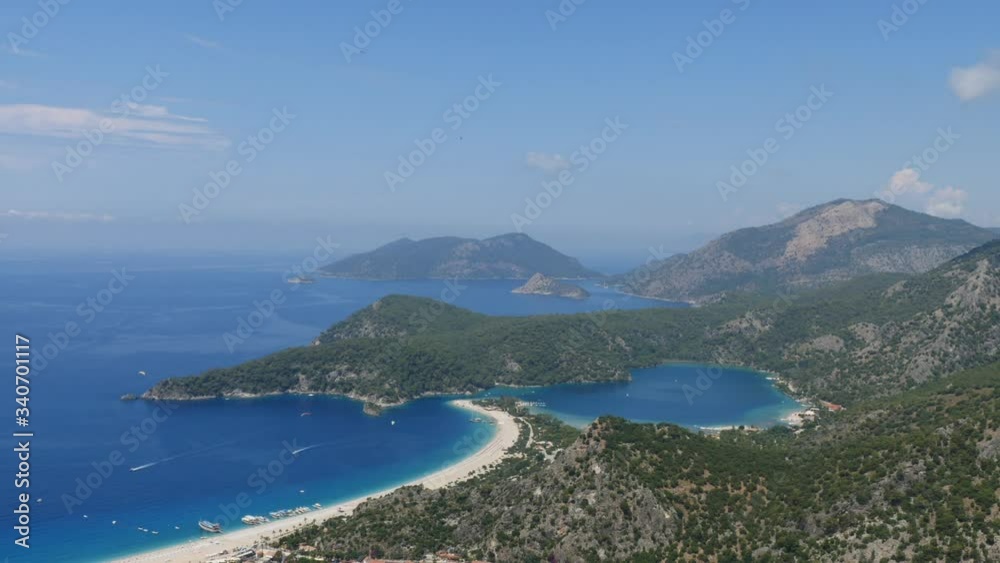 aerial fethiye turkey oludeniz scenery a famous costline touristic city mediterranean aerial fethiye turkey oludeniz scenery a famous costline touristic city mediterranean