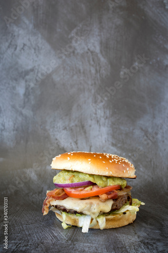 Bacon Guacamole Cheeseburge...