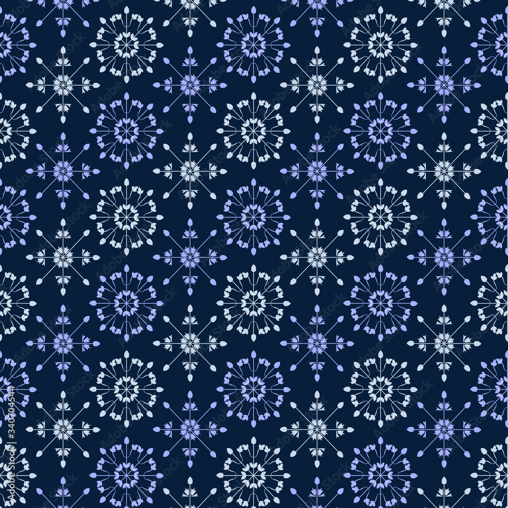 Seamless decorative pattern in vitage style