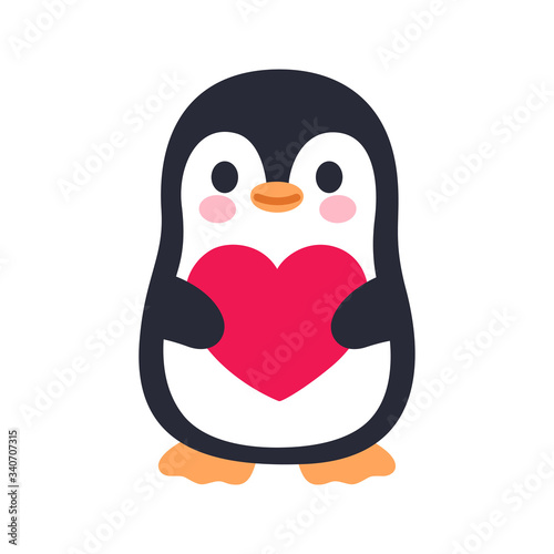 Cute cartoon penguin