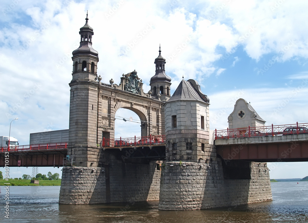 View of the Queen Louise Bridge. Sovetsk, Kaliningrad region