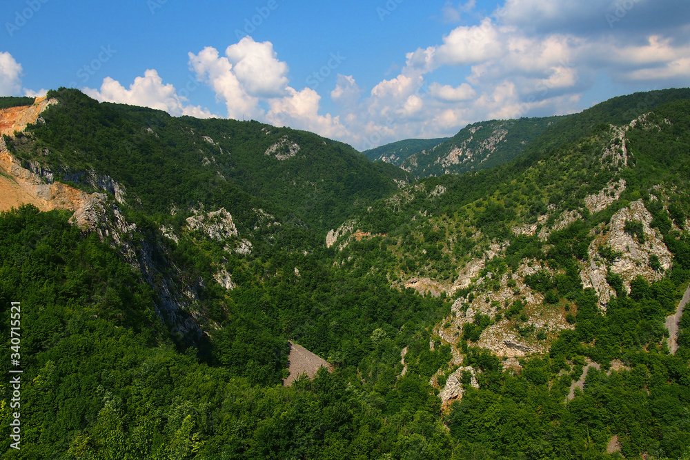Tara Valley in Montenegro, Europe
