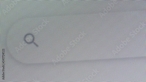 Blank Search Bar Macro Close up