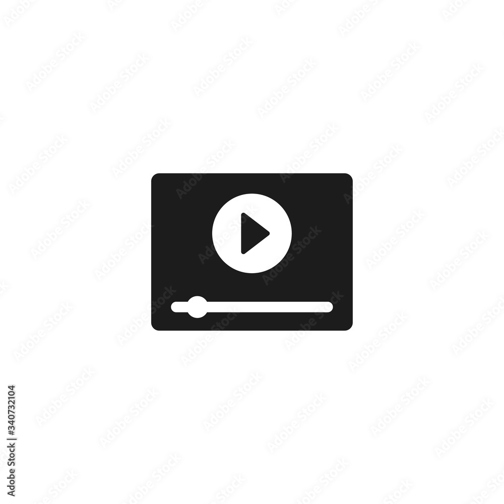 Media player Vector icon . Lorem Ipsum Illustration design Media player Vector icon . Lorem Ipsum Illustration design