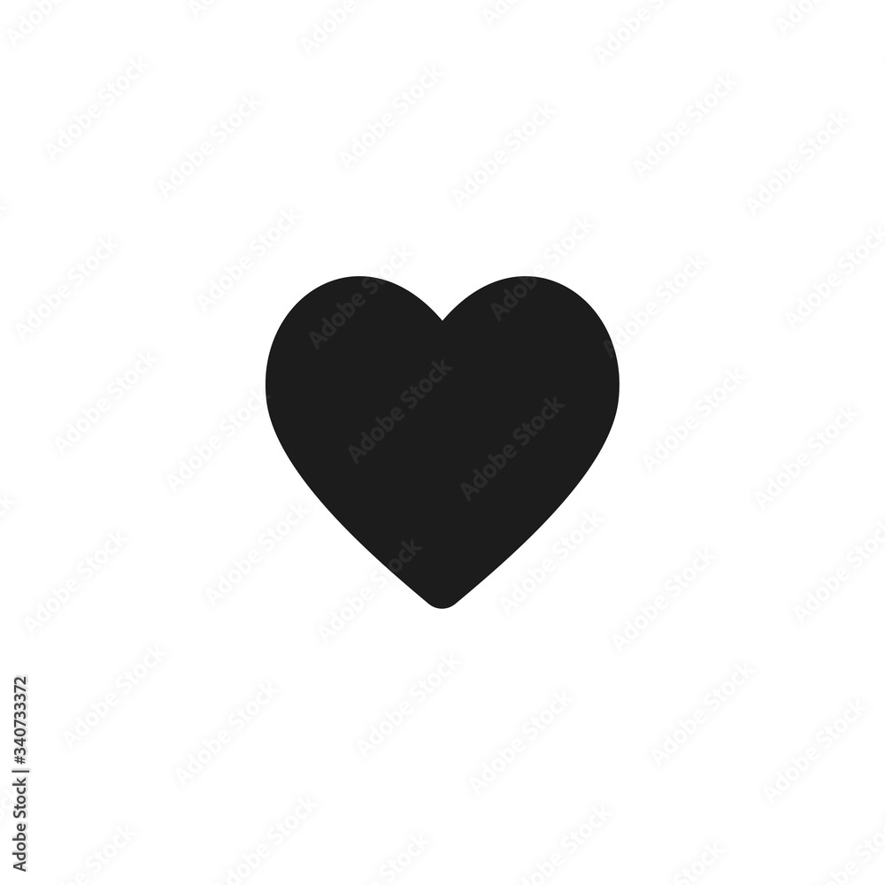 heart Vector icon . Lorem Ipsum Illustration design