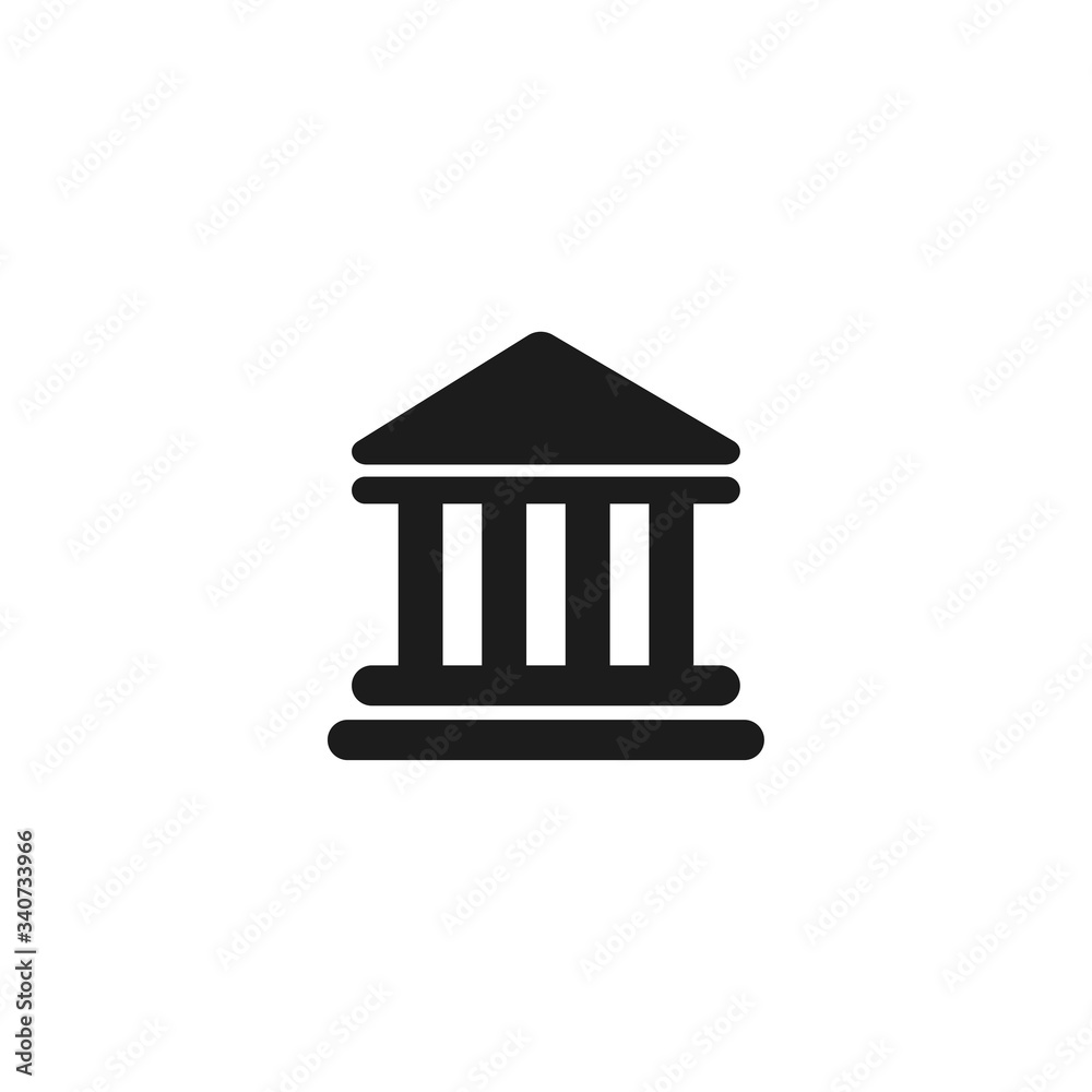Bank Vector icon . Lorem Ipsum Illustration design
