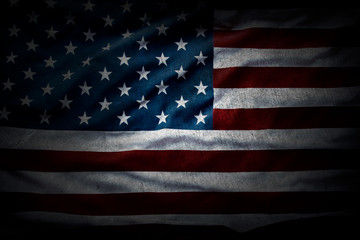Grunge American flag