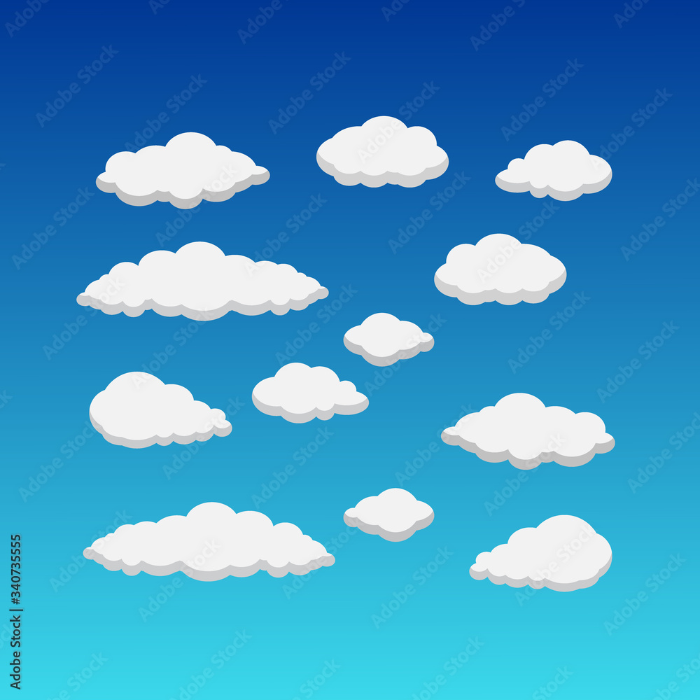 Clouds In The Blue Sky Set