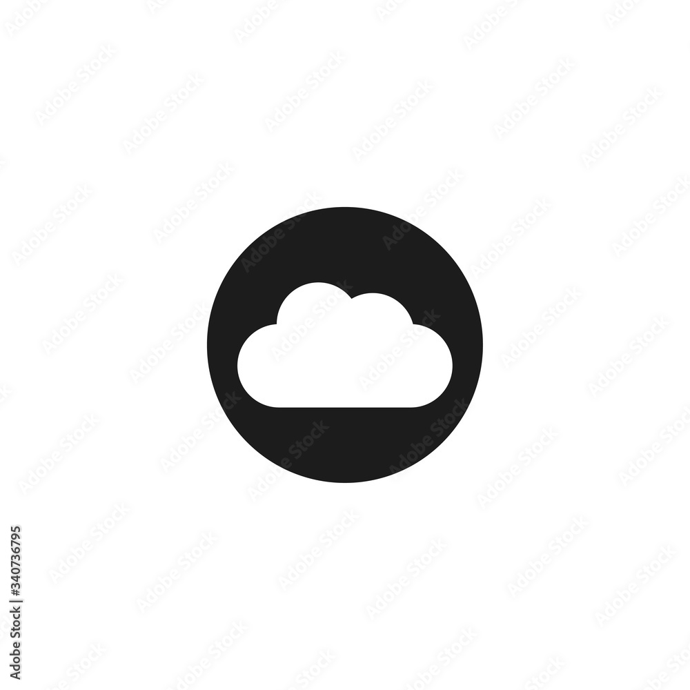 cloud Vector icon . Lorem Ipsum Illustration design