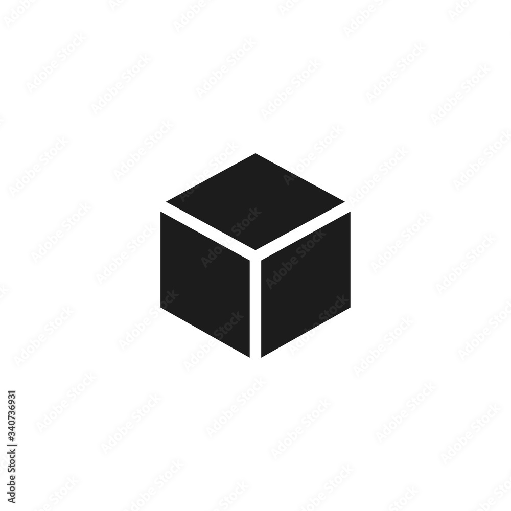 cube Vector icon . Lorem Ipsum Illustration design cube Vector icon . Lorem Ipsum Illustration design