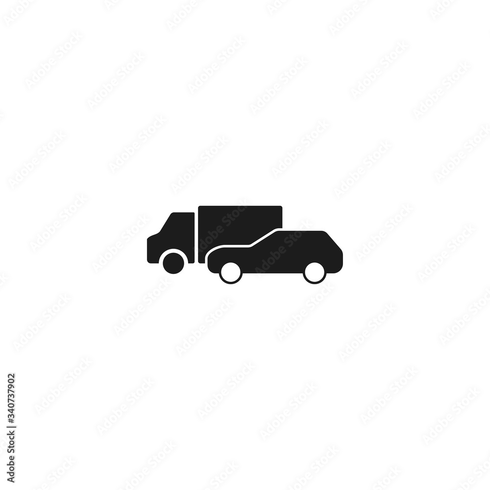 Bus Vector icon . Lorem Ipsum Illustration design