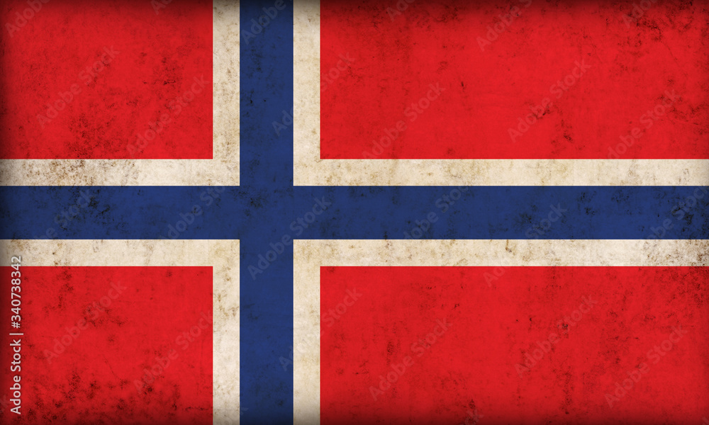Norway flag on grunge background Norway flag on grunge background