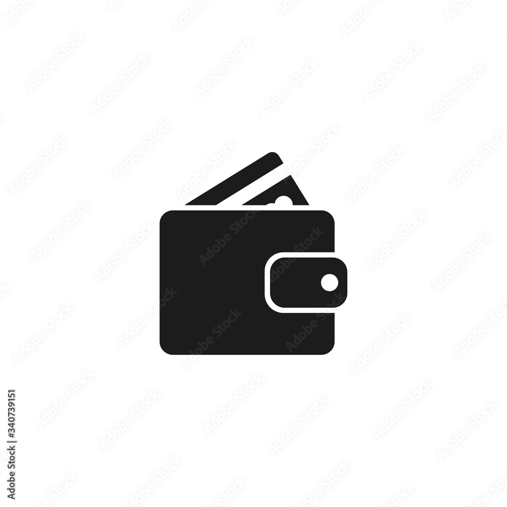 Purse icon vector . Lorem Ipsum Illustration design