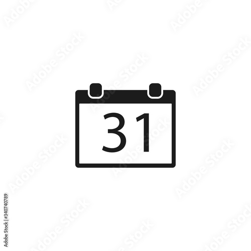 Calendar icon 31 . Lorem Ipsum Illustration design