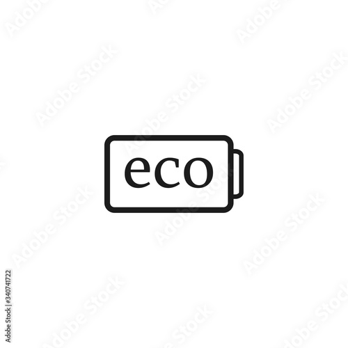 Free Download eco battery icon vector . Lorem Ipsum Illustration design - GFXLoad