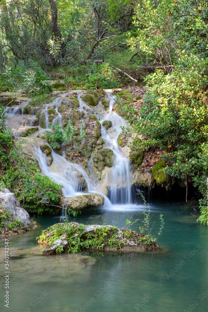 Waterfalls hidden in the forests Waterfalls hidden in the forests