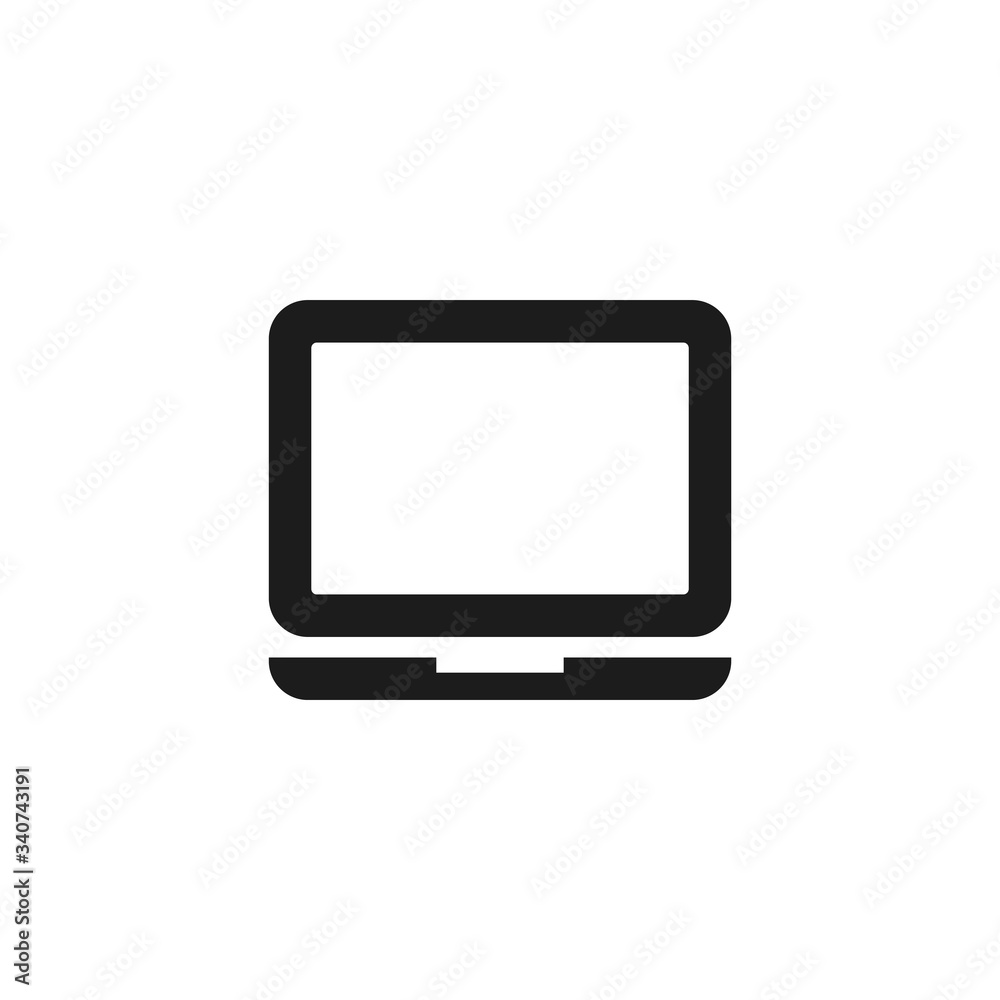Vector icon laptop . Lorem Ipsum Illustration design Vector icon laptop . Lorem Ipsum Illustration design