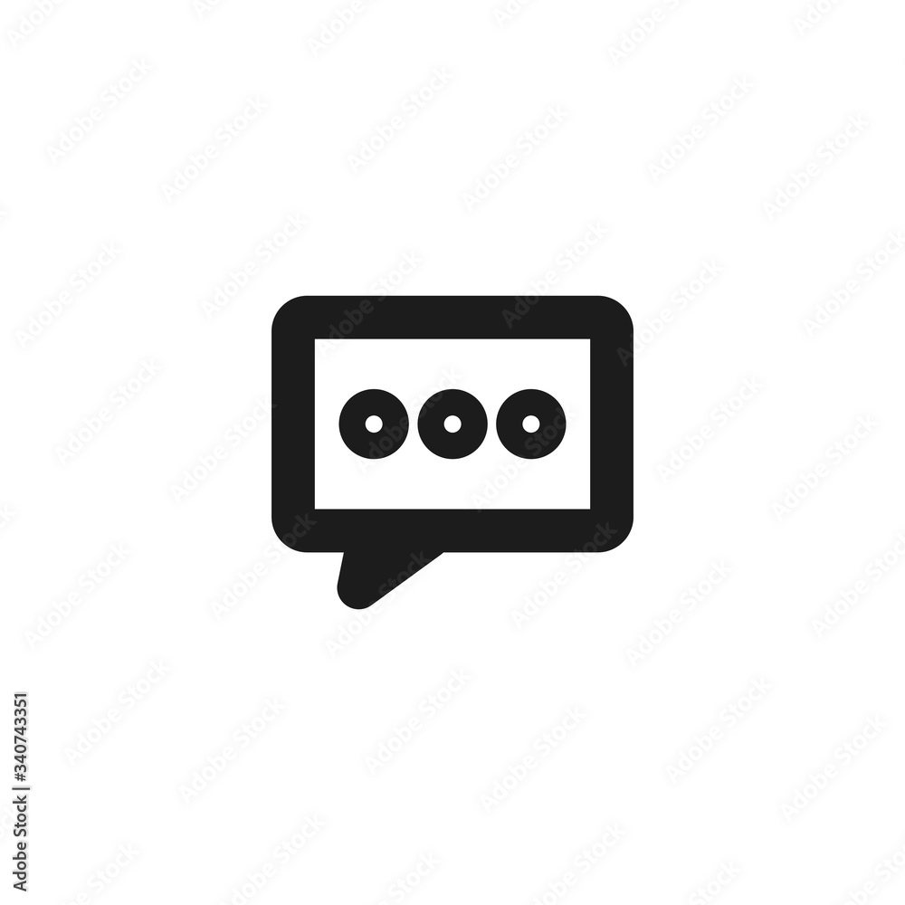 Vector icon sms 10 EPS . Lorem Ipsum Illustration design