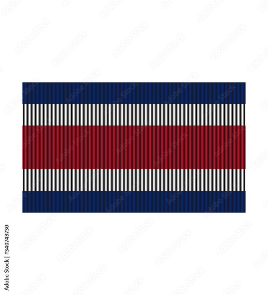 Fototapeta premium Flag of Costa Rica