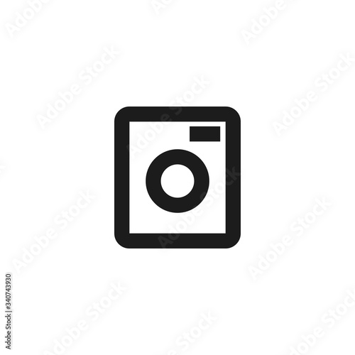 Vector icon Washer 10 EPS . Lorem Ipsum Illustration design