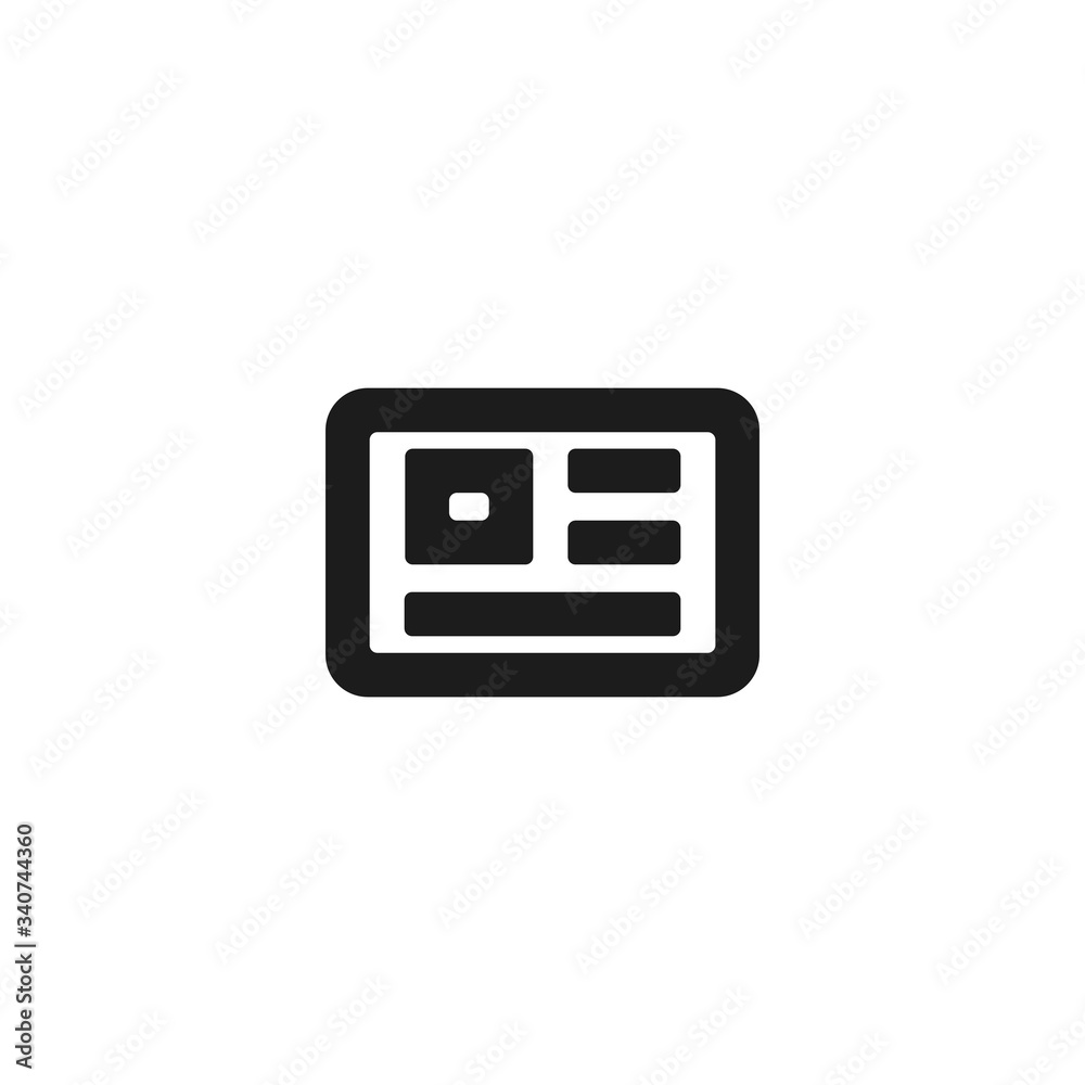 Vector icon newspaper 10 EPS . Lorem Ipsum Illustration design Vector icon newspaper 10 EPS . Lorem Ipsum Illustration design