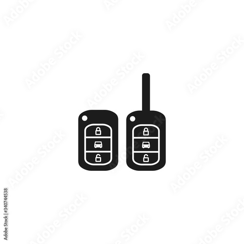 Vector icon car key 10 EPS . Lorem Ipsum Illustration design