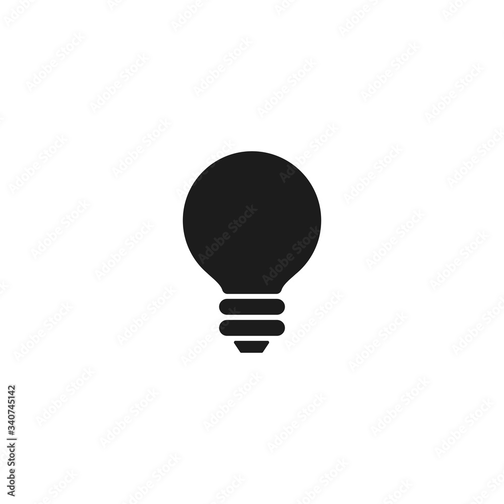 Vector icon bulb 10 EPS . Lorem Ipsum Illustration design Vector icon bulb 10 EPS . Lorem Ipsum Illustration design