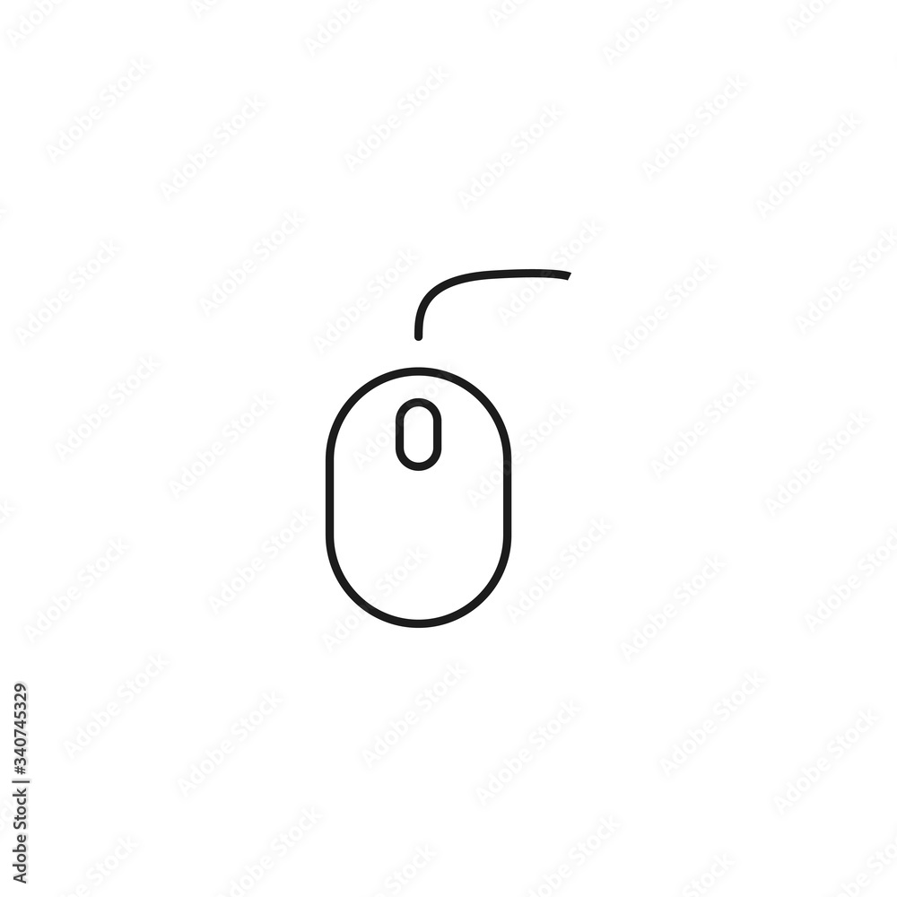 Computer mouse Vector icon . Lorem Ipsum Illustration design Computer mouse Vector icon . Lorem Ipsum Illustration design