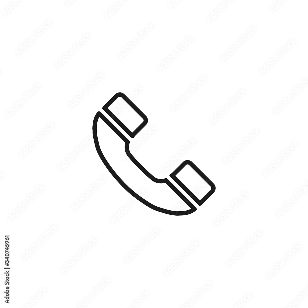 vector icon handset . Lorem Ipsum Illustration design vector icon handset . Lorem Ipsum Illustration design