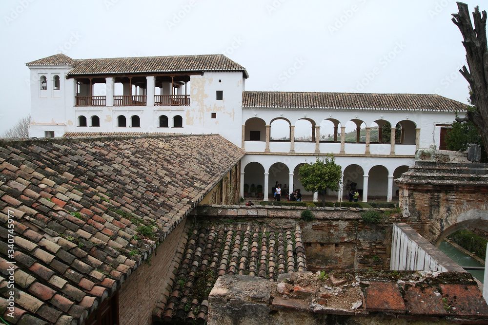Obraz premium Alhambra palace complex in Spain