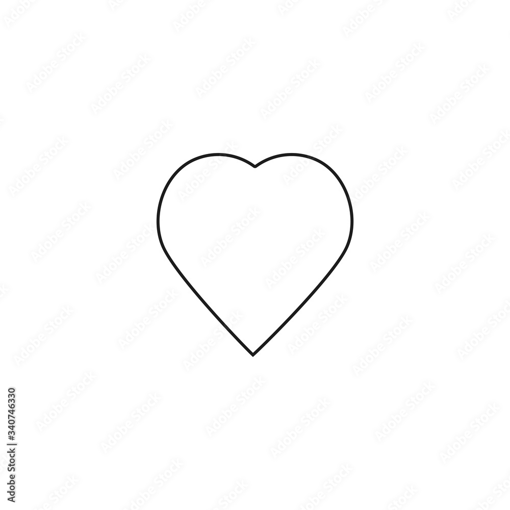 Vector icon heart 10 EPSVector icon heart 10 EPS . Lorem Ipsum Illustration design