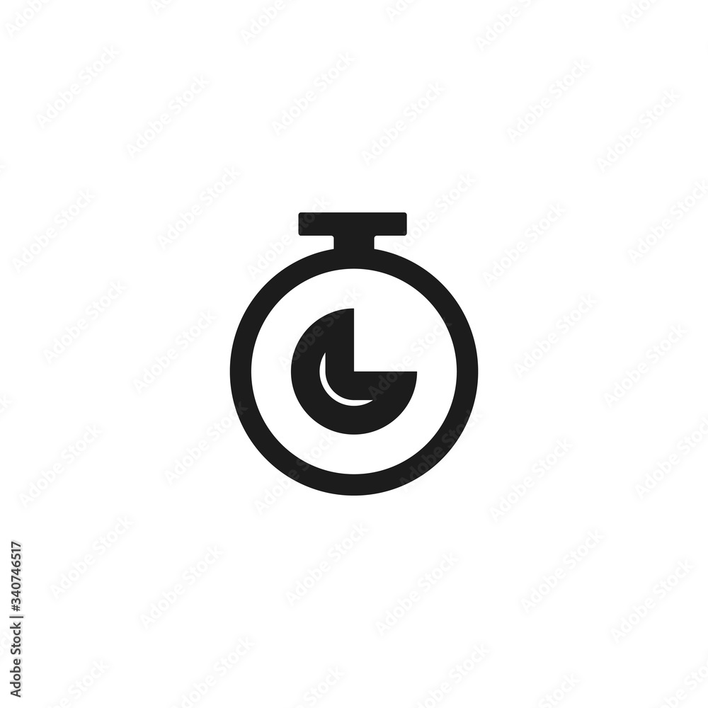 Stopwatch Vector icon . Lorem Ipsum Illustration design Stopwatch Vector icon . Lorem Ipsum Illustration design