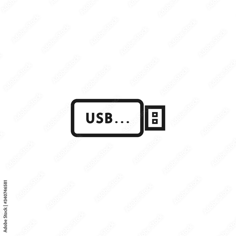 Vector icon USB flash drive 10 EPS . Lorem Ipsum Illustration design Vector icon USB flash drive 10 EPS . Lorem Ipsum Illustration design