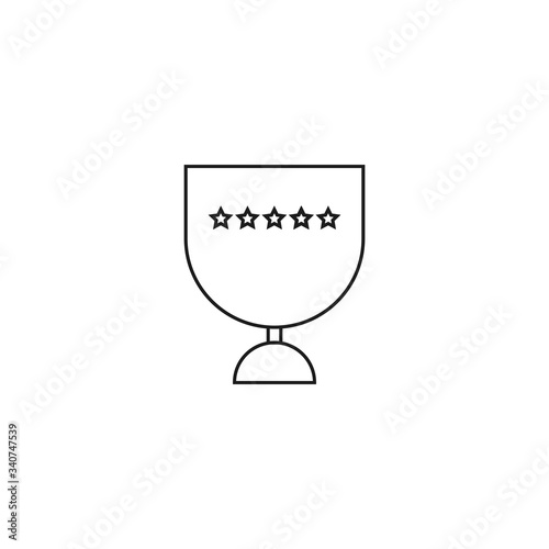 Vector icon cup 10 EPS . Lorem Ipsum Illustration design