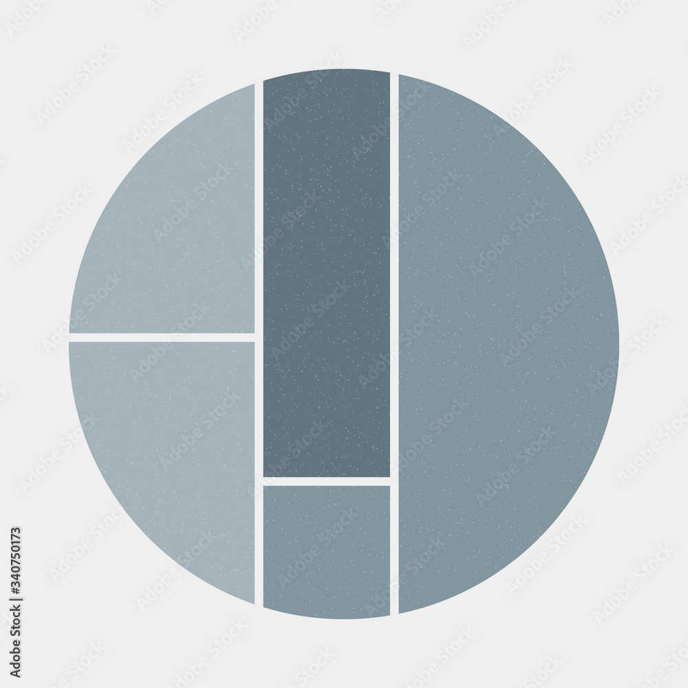 Mondrian style art colorful logo design illustration Mondrian style art colorful logo design illustration