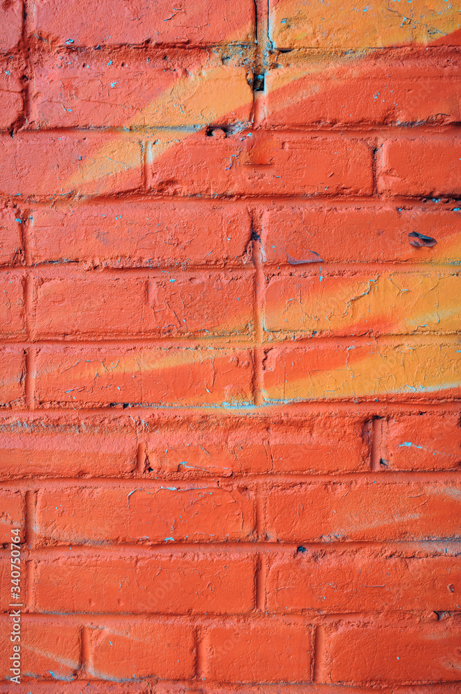 Obraz premium red brick wall